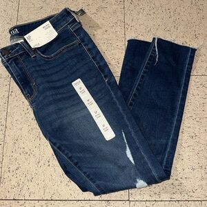 a.n.a Women's Straight Leg Jeans in Blue
